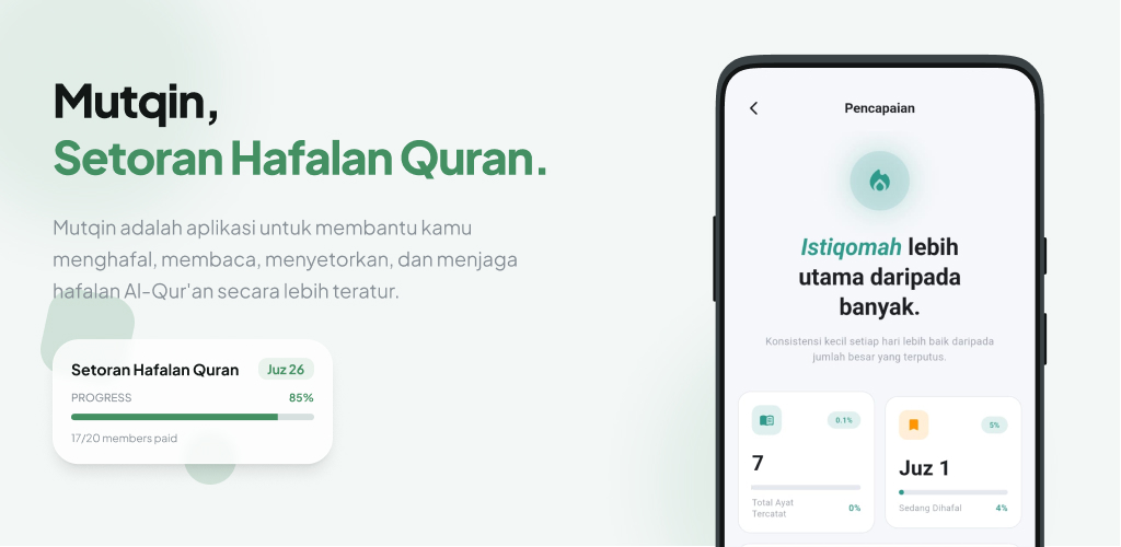 Mutqin Setoran Hafalan Quran
